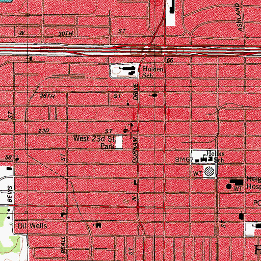 Topographic Map of Greater Mount Zion Baptist Church, TX