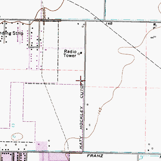 Topographic Map of Good News Baptist Church of Greater Houston, TX
