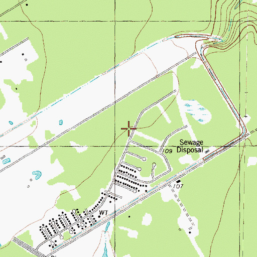 Topographic Map of Candlestick Baptist Church, TX