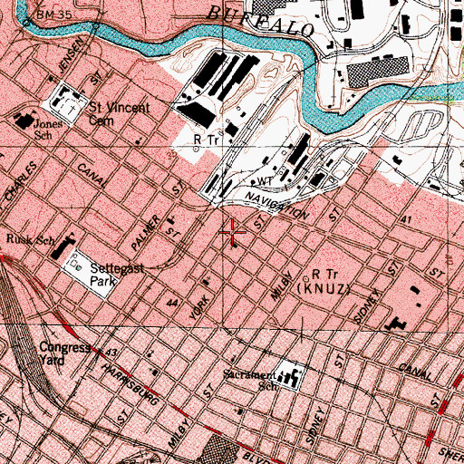 Topographic Map of Spanish Assemblies of God Primera Iglesia Asamble Church, TX