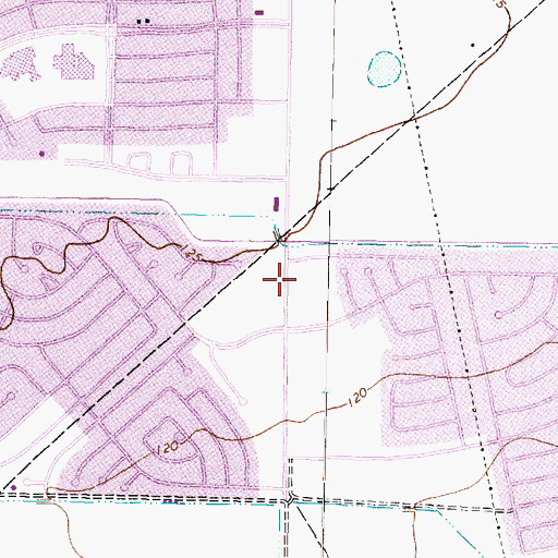 Topographic Map of Mason Road Assembly of God Church, TX