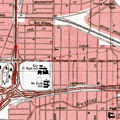 Topographic Map of Greater Emmanuel Apostolic Church, TX