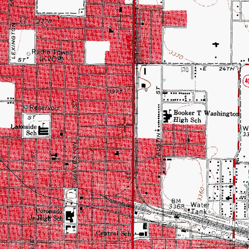 Topographic Map of New Fellowship Missionary Baptist Church, TX
