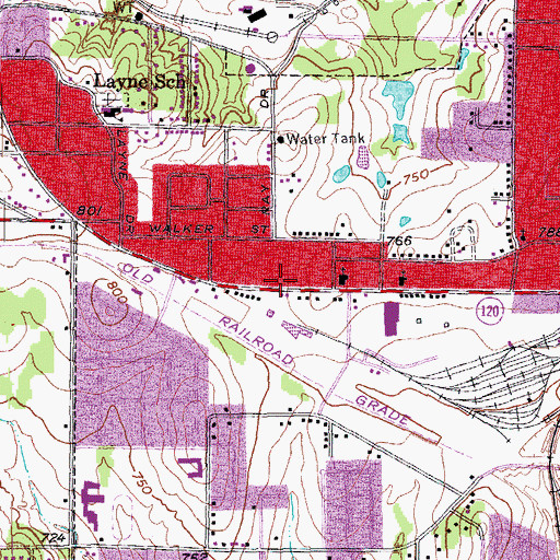 Topographic Map of Mount Pleasant Baptist Church, TX
