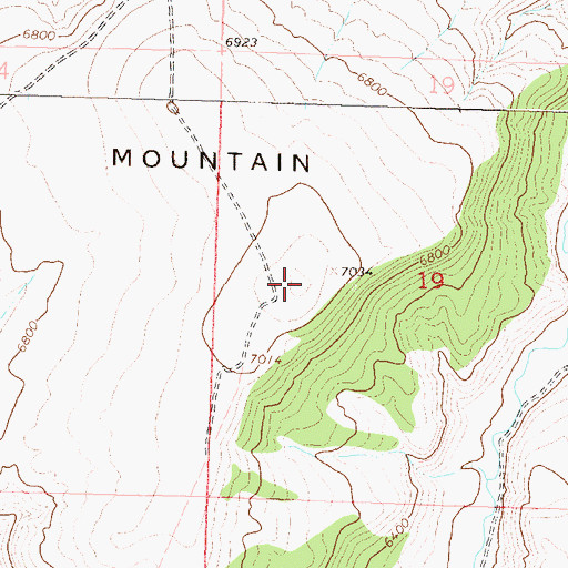 Topographic Map of Duffy Mountain, CO