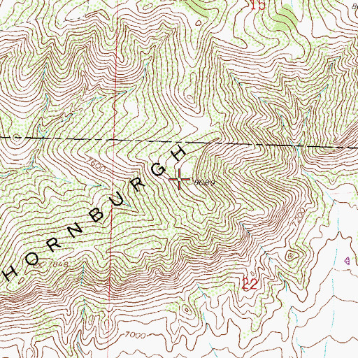 Topographic Map of Thornburgh Mountain, CO