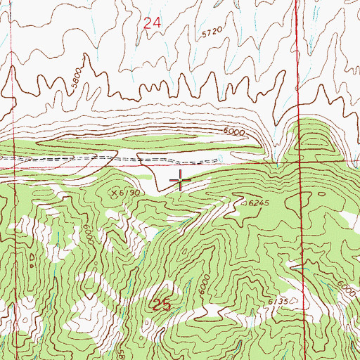 Topographic Map of Coal Ridge, CO