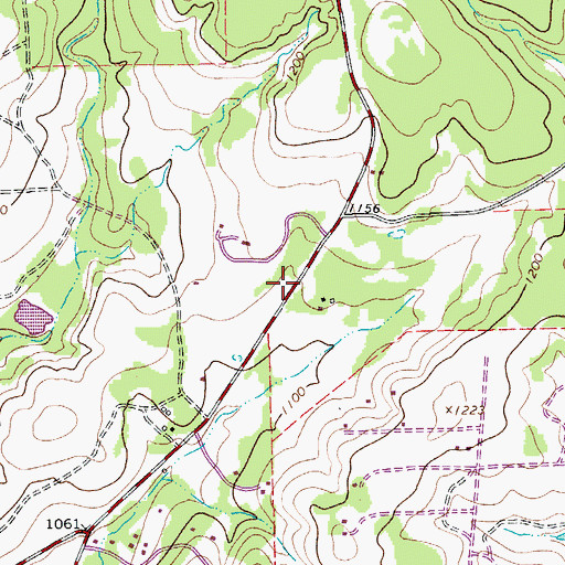 Topographic Map of Wimberley Church of Christ, TX