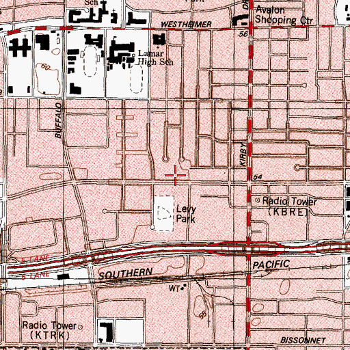 Topographic Map of Global Mission Fellowship Church, TX