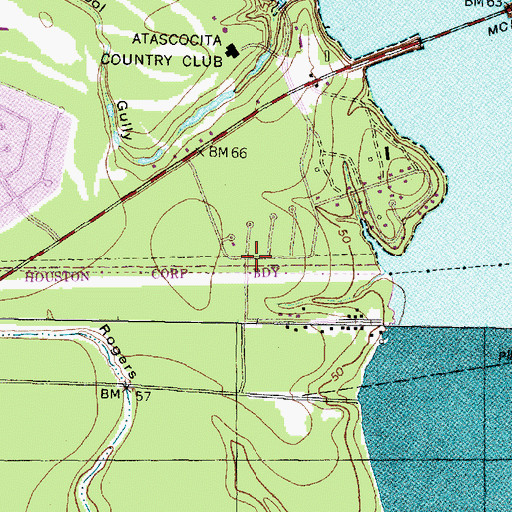 Topographic Map of Grace Fellowship Bible Church, TX