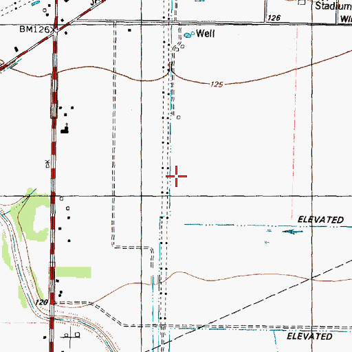 Topographic Map of Northwest Fellowship Church, TX