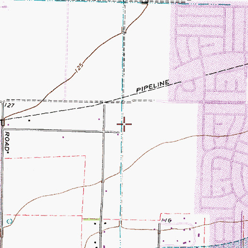 Topographic Map of Bear Creek Community Church, TX