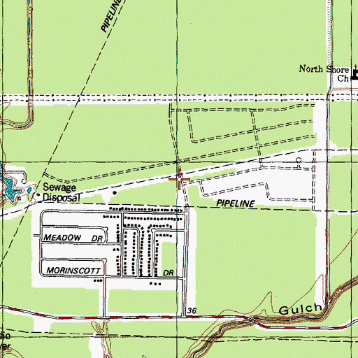 Topographic Map of The Church of Jesus Christ of Latter Day Saints, TX
