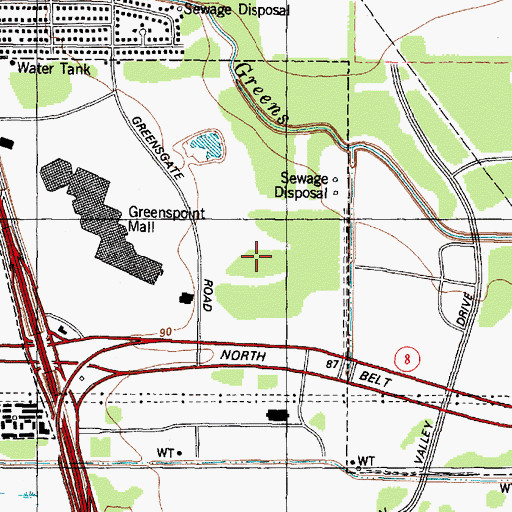 Topographic Map of Pentecostal Holiness Church, TX