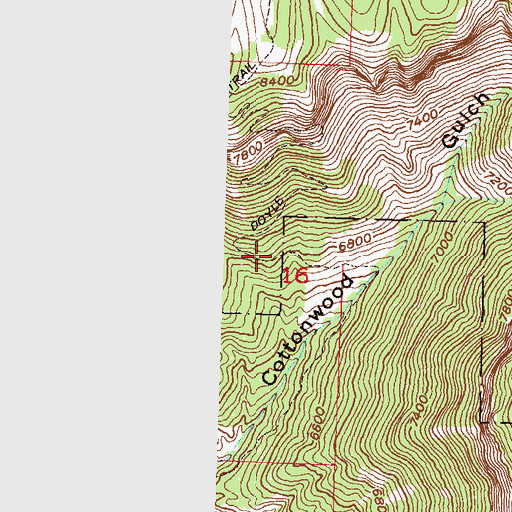 Topographic Map of Doyle Trail, CO