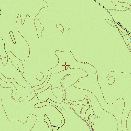 Topographic Map of Strawbridge United Methodist Church, TX