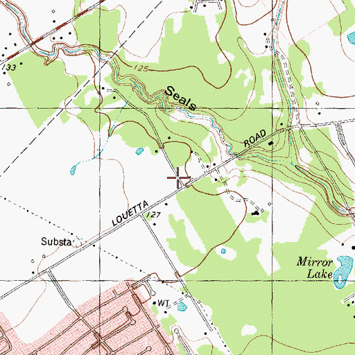 Topographic Map of Free Methodist Church, TX