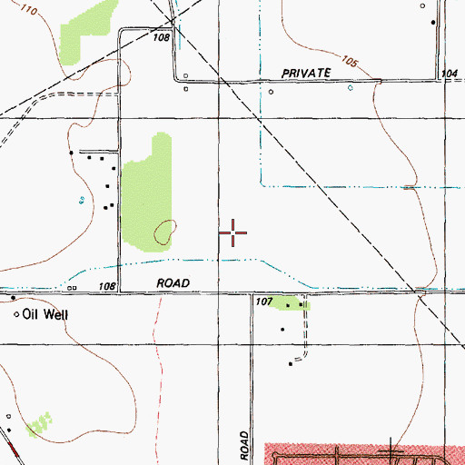 Topographic Map of Vietnames Evangelical Church, TX