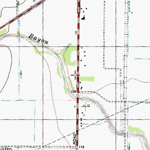 Topographic Map of Cy-Fair Church of the Nazarene, TX