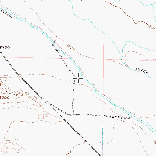 Topographic Map of Old S C Ditch, CO