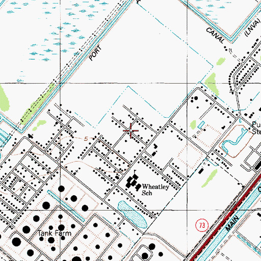 Topographic Map of Pleasant Hill Baptist Church, TX