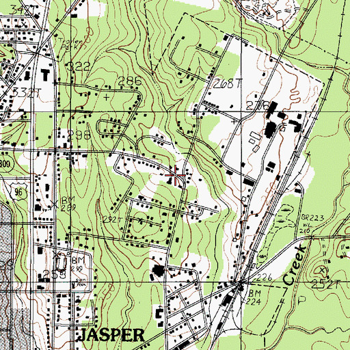 Topographic Map of Greater New Bethel Baptist Church, TX