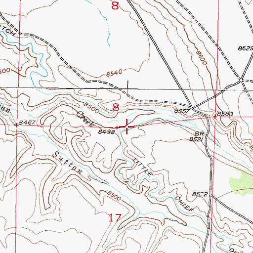 Topographic Map of Little Chief Ditch, CO