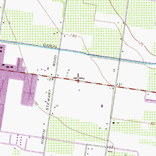 Topographic Map of Seventh Day Adventist Church, TX
