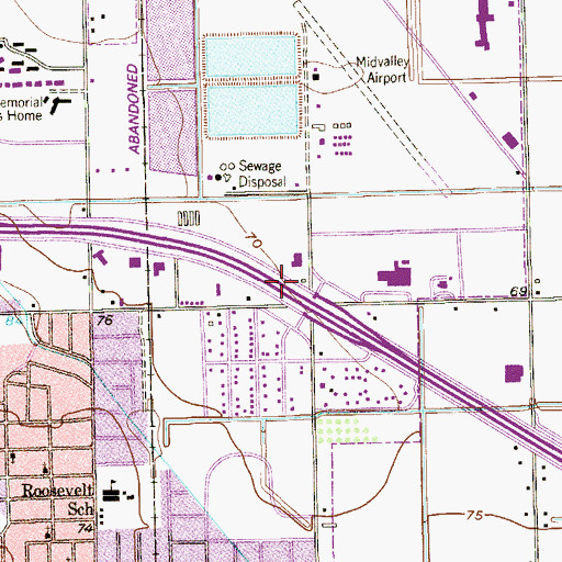 Topographic Map of First Free Will Baptist Church, TX