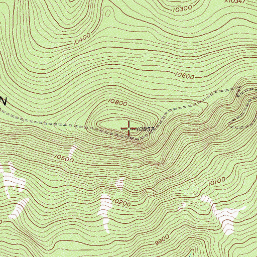 Topographic Map of Owl Mountain, CO