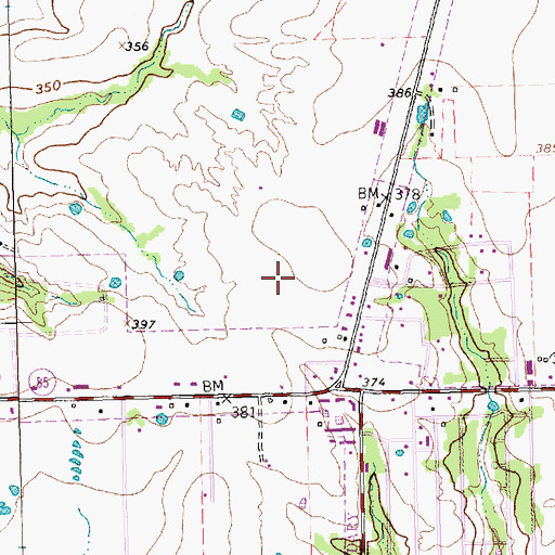 Topographic Map of Church of the Nazarene, TX