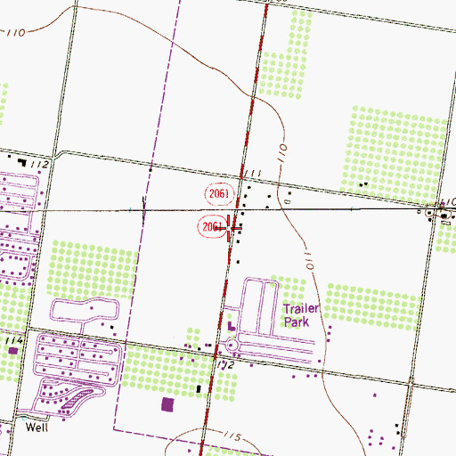 Topographic Map of Buckner Baptist Benevolences Church, TX