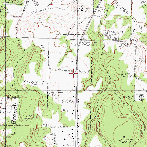 Topographic Map of Lonestar Baptist Church, TX