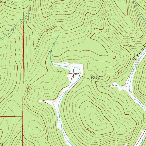 Topographic Map of Willow Pass Trail, CO
