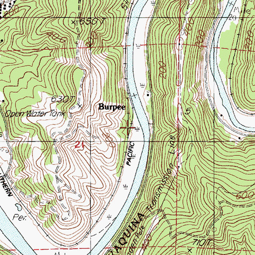 Topographic Map of Cannon Quarry County Park, OR