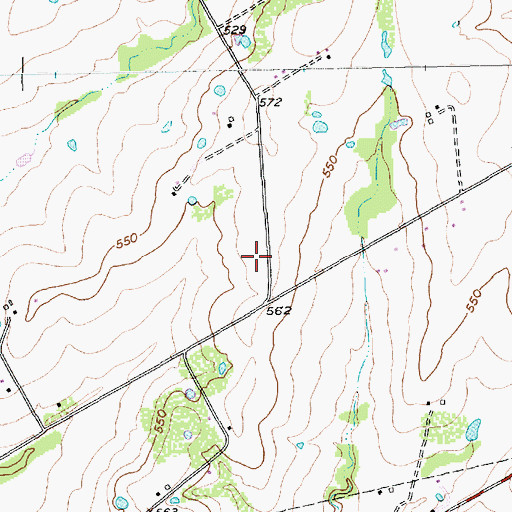 Topographic Map of Meier Settlement United Methodist Church, TX