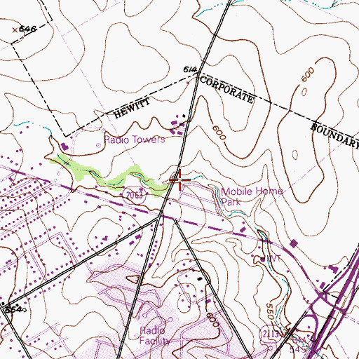 Topographic Map of The Church of Jesus Christ of Latter Day Saints America Church, TX