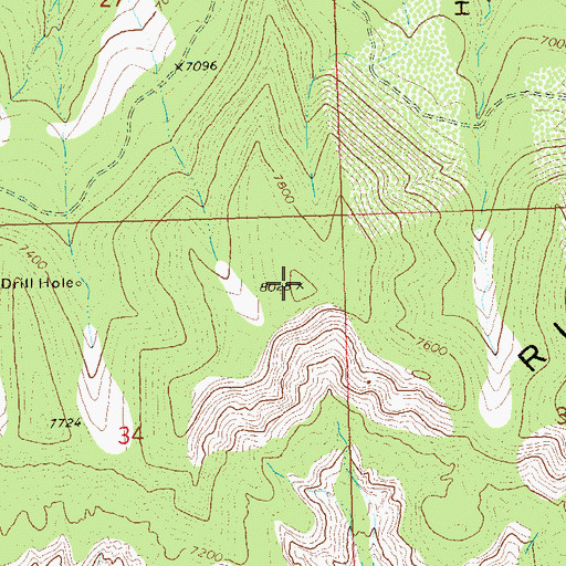 Topographic Map of South Shale Ridge, CO