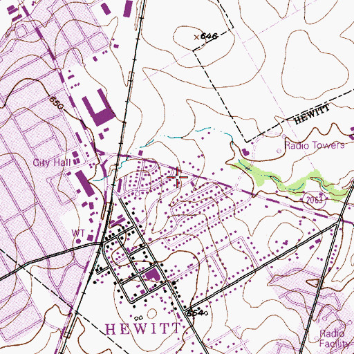 Topographic Map of Church of Christ - Sun Valley Boulevard, TX