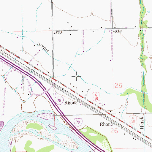 Topographic Map of Independent Ranchmens Ditch, CO
