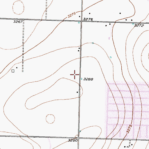 Topographic Map of Shepherd of the Plains Evangelical Lutheran Church, TX
