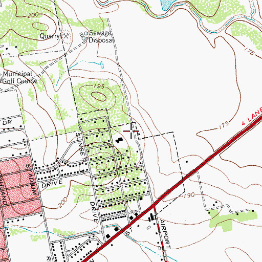 Topographic Map of The Church of Jesus Christ of Latter Day Saints, TX