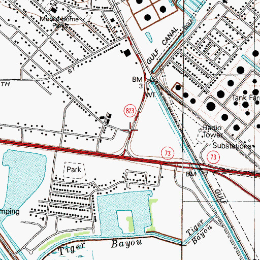 Topographic Map of The Church of the Jesus Christ of Latter Day Saints, TX