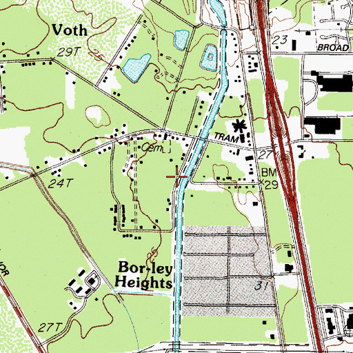 Topographic Map of Pentecostal Holiness Church, TX