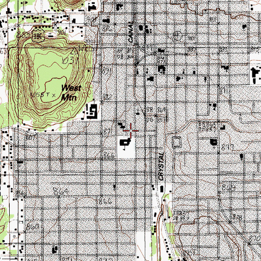 Topographic Map of Pentecostal Church of God, TX
