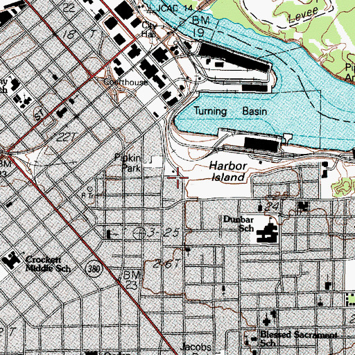 Topographic Map of New Friendship Missionary Baptist Church, TX