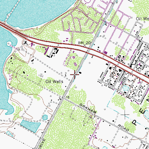 Topographic Map of Lord of Life Lutheran Church, TX