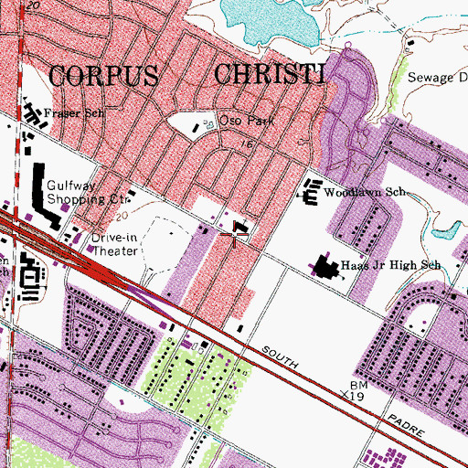 Topographic Map of New Hope Independent Baptist Church, TX