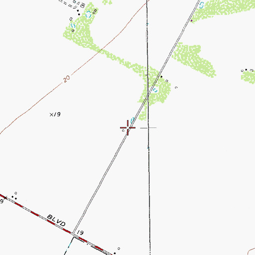 Topographic Map of Saint Philip the Apostle Catholic Church, TX