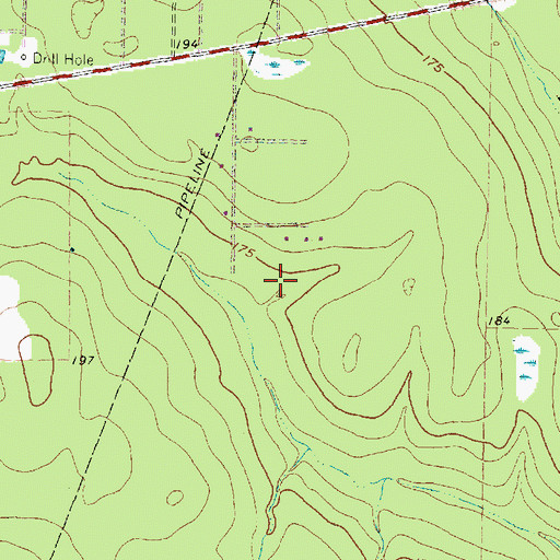 Topographic Map of Spirit of Joy Lutheran Church, TX
